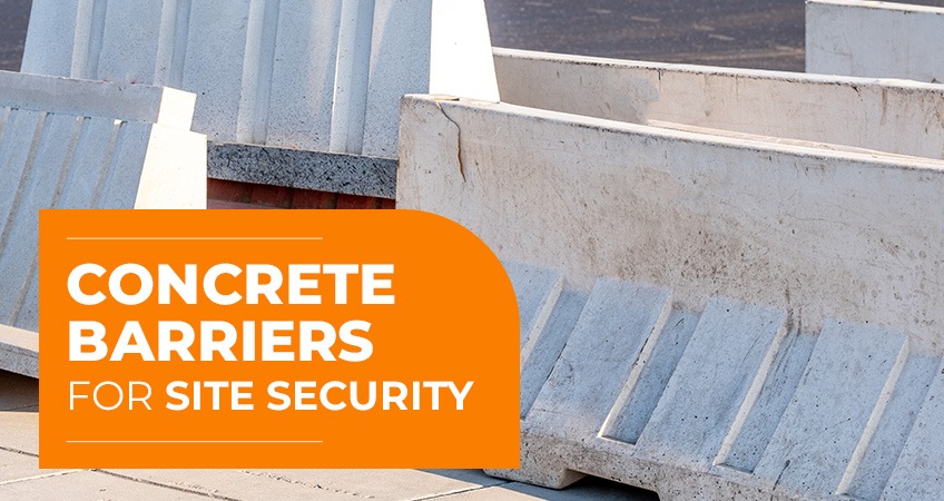 Concrete Barriers for Site Security